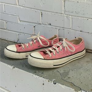 Pink Converse All Star Low Top Sneakers Women’s 6.5 | Y2K Vintage Grunge